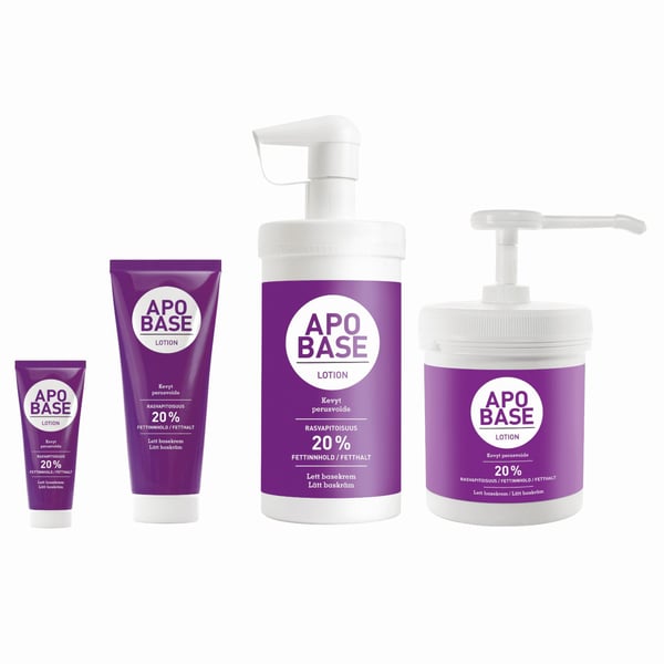 Apobase lotion productline